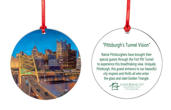 Pittsburghs Tunnel Vision Ornament Linda Barnicott Publishing Llc