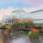 "Oasis of Beauty at Phipps" by Linda Barnicott, Pittsburgh's Painter of Memories