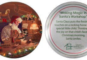 “Making Magic in Santa's Workshop” 7" Large Plate