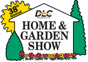 The photo features the logo for the 38th Annual Duquesne Light Co. Home & Garden Show.