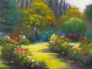 "Rose Garden," a landscape by Linda Barnicott