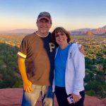 Linda Barnicott with husband Tom in Sedona, Arizona.