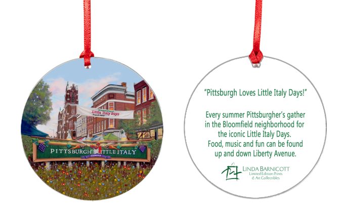 “Pittsburgh Loves Little Italy Days!” Ornament